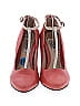 Clarks 100% Leather Solid Red Heels Size 10 - photo 2