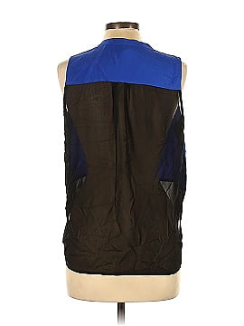 Intermix Sleeveless Silk Top (view 2)