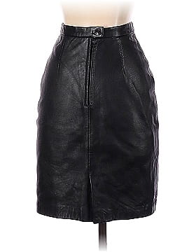 Michael Hoban Leather Skirt (view 2)