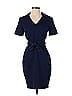 Alexia Admor Solid Navy Blue Casual Dress Size 2 - photo 1