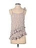 Ro & De 100% Rayon Gray Tan Sleeveless Top Size S - photo 1