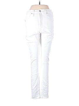 Madewell 11" High-Rise Skinny Jeans in Pure White (view 1)