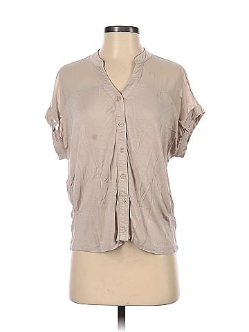 a.n.a. A New Approach Short Sleeve Blouse (view 1)