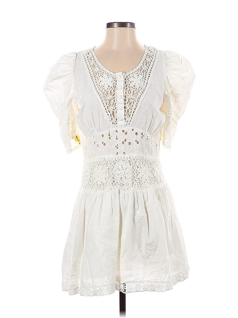 LoveShackFancy White Casual Dress Size 4 - 74% off | thredUP