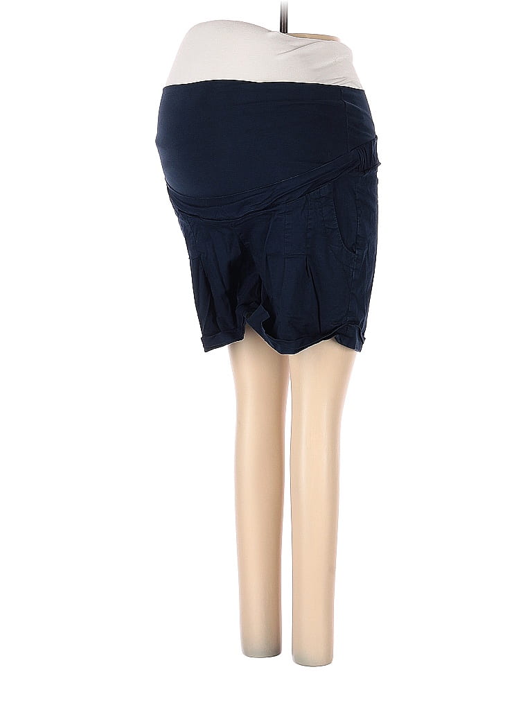 Seraphine Blue Khaki Shorts Size 2 (Maternity) - photo 1