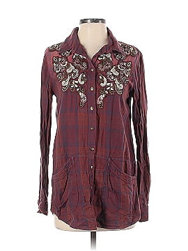 Free People Long Sleeve Button-Down Shirt (view 1)