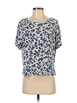Navy Short Sleeve Blouse (view 1)