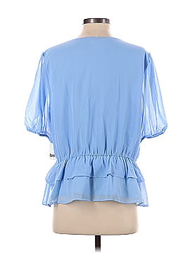 Bar III Short Sleeve Blouse (view 2)