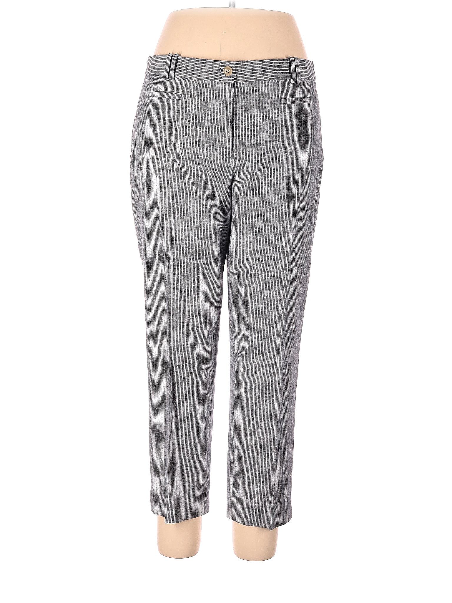 Ann Taylor Blue Linen Pants Size 12 81 off thredUP