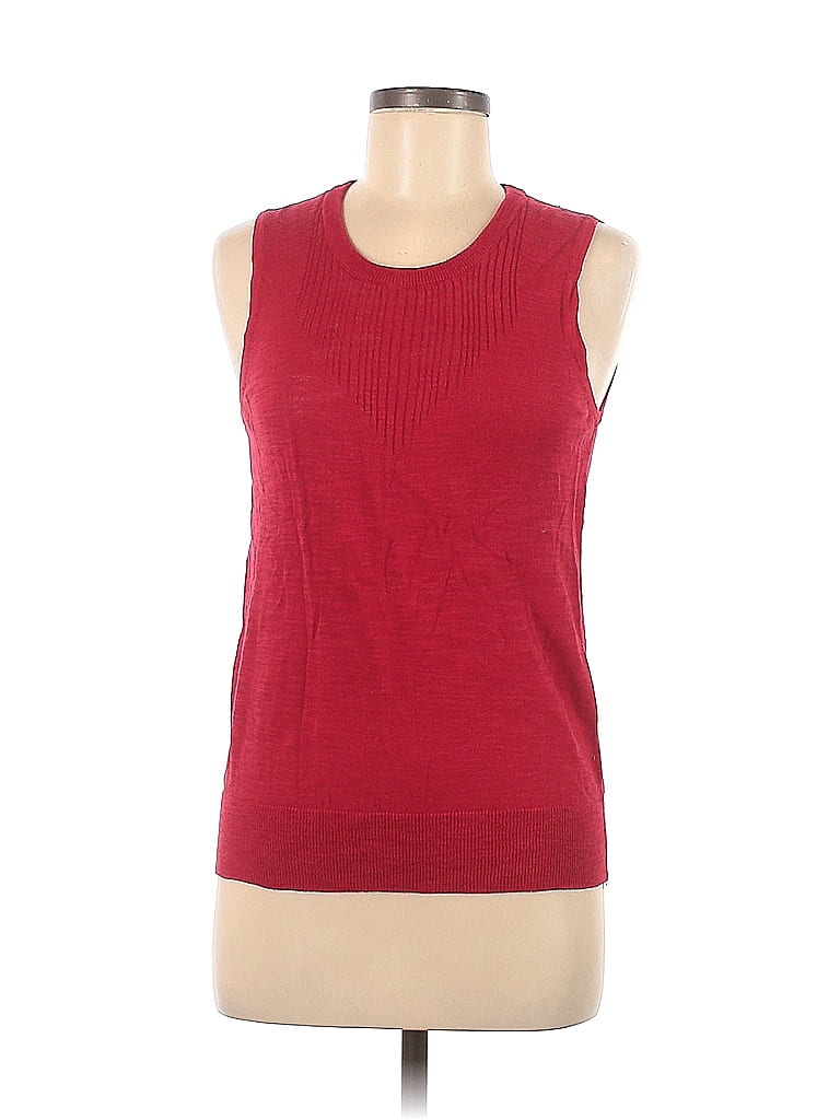 Cable & Gauge Red Sweater Vest Size M 55 off thredUP