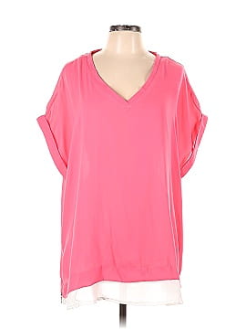 Woman Within Short Sleeve Blouse (view 1)