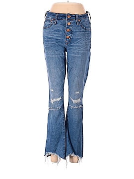 Madewell Cali Demi-Boot Jeans in Bronson Wash: Button-Front Edition (view 1)