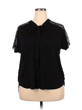 NY Collection Short Sleeve Blouse (view 1)