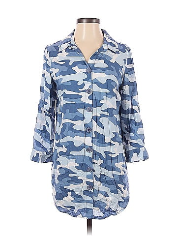 Intro 3/4 Sleeve Button-Down Shirt (view 1)
