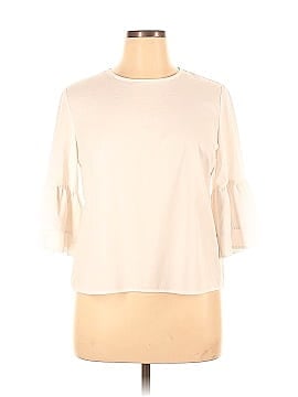 Marled by Reunited 3/4 Sleeve Blouse (view 1)