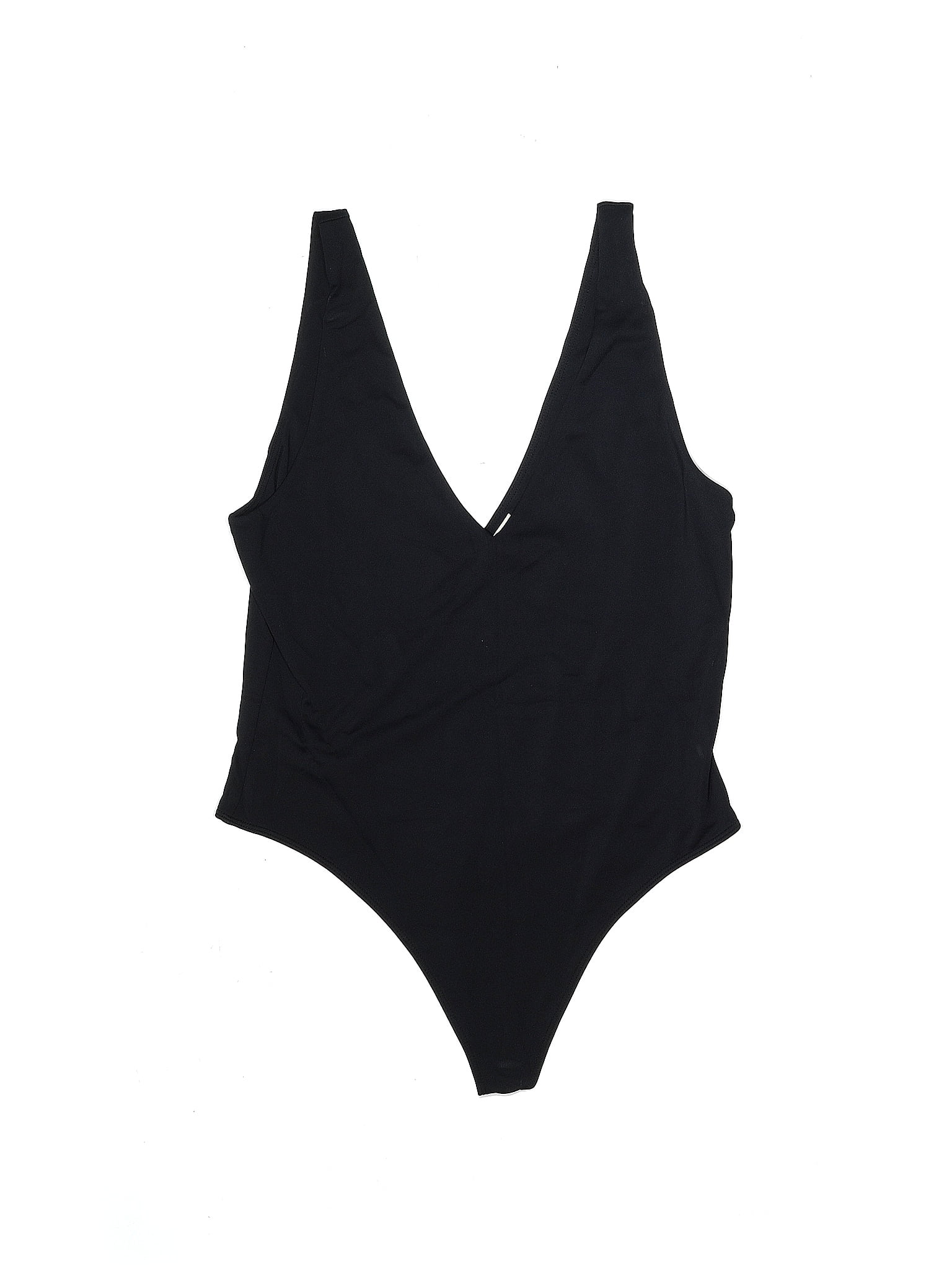 Babaton Solid Black Bodysuit Size XL 76 off thredUP