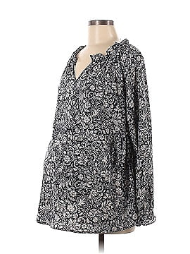 BeMaternity by Ingrid & Isabel Long Sleeve Blouse (view 1)