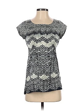 CAbi Short Sleeve Silk Top (view 1)