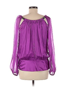 Marc Bouwer Glamit! Long Sleeve Silk Top (view 2)