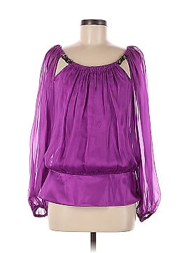 Marc Bouwer Glamit! Long Sleeve Silk Top (view 1)