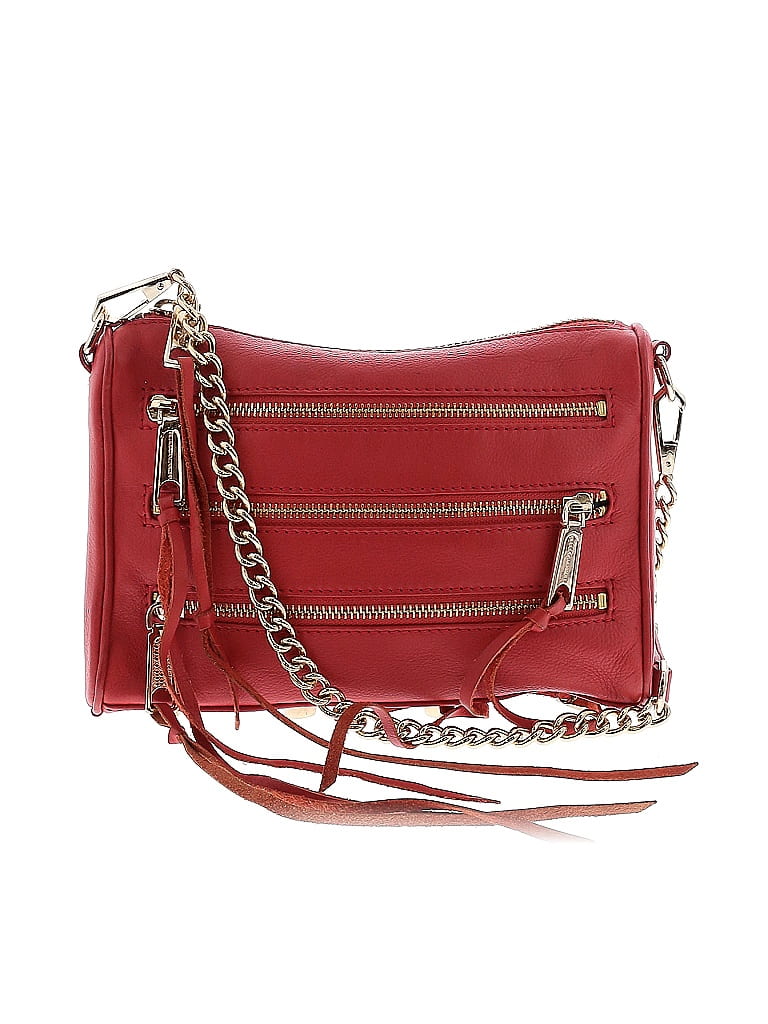 Rebecca Minkoff 100% Leather Red Leather Crossbody Bag One Size - photo 1