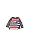 Du Pareil Au Meme DPAM 100% Cotton Stripes Red Long Sleeve T-Shirt Size 75 - photo 1