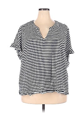Terra & Sky Short Sleeve Blouse (view 1)