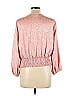 Candie's Pink Long Sleeve Blouse Size L - photo 2