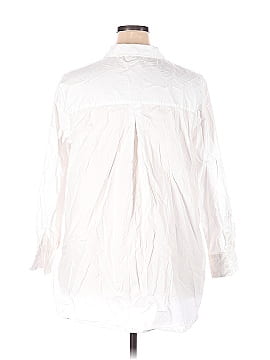 Ellos Long Sleeve Button-Down Shirt (view 2)