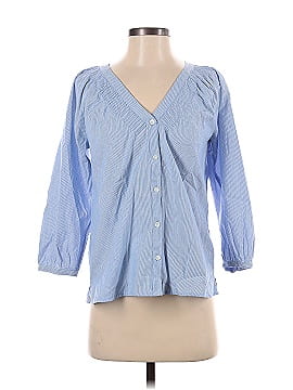 Whistles London 3/4 Sleeve Button-Down Shirt (view 1)