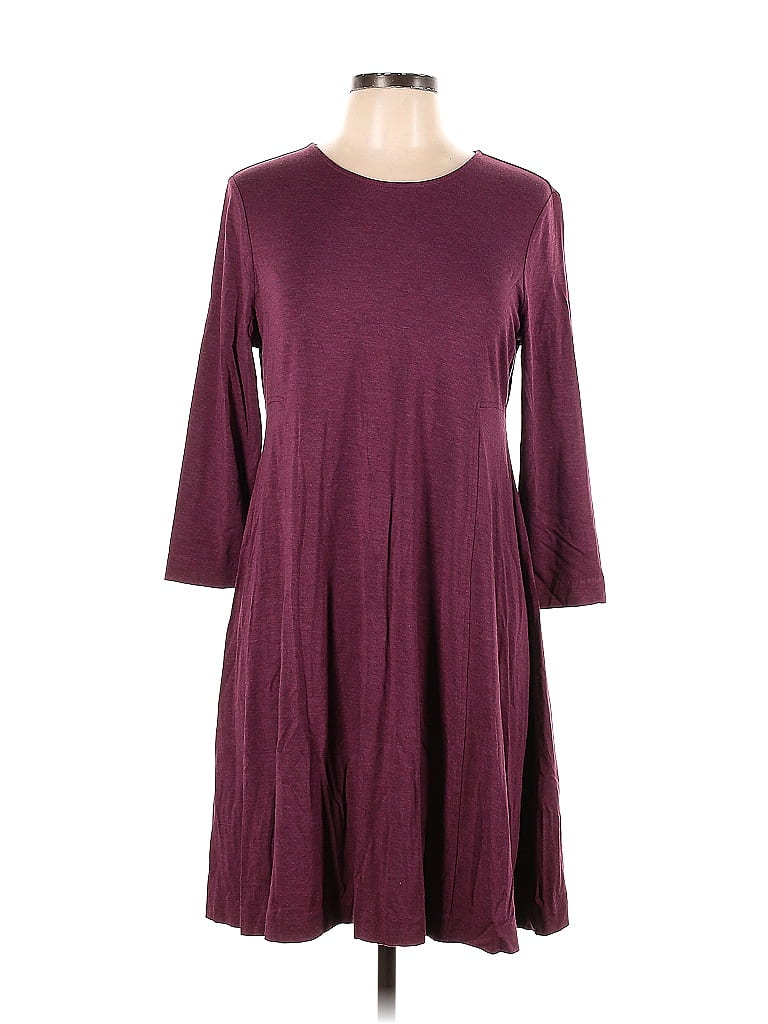 Cynthia Rowley TJX Burgundy Casual Dress Size L - 66% off | ThredUp