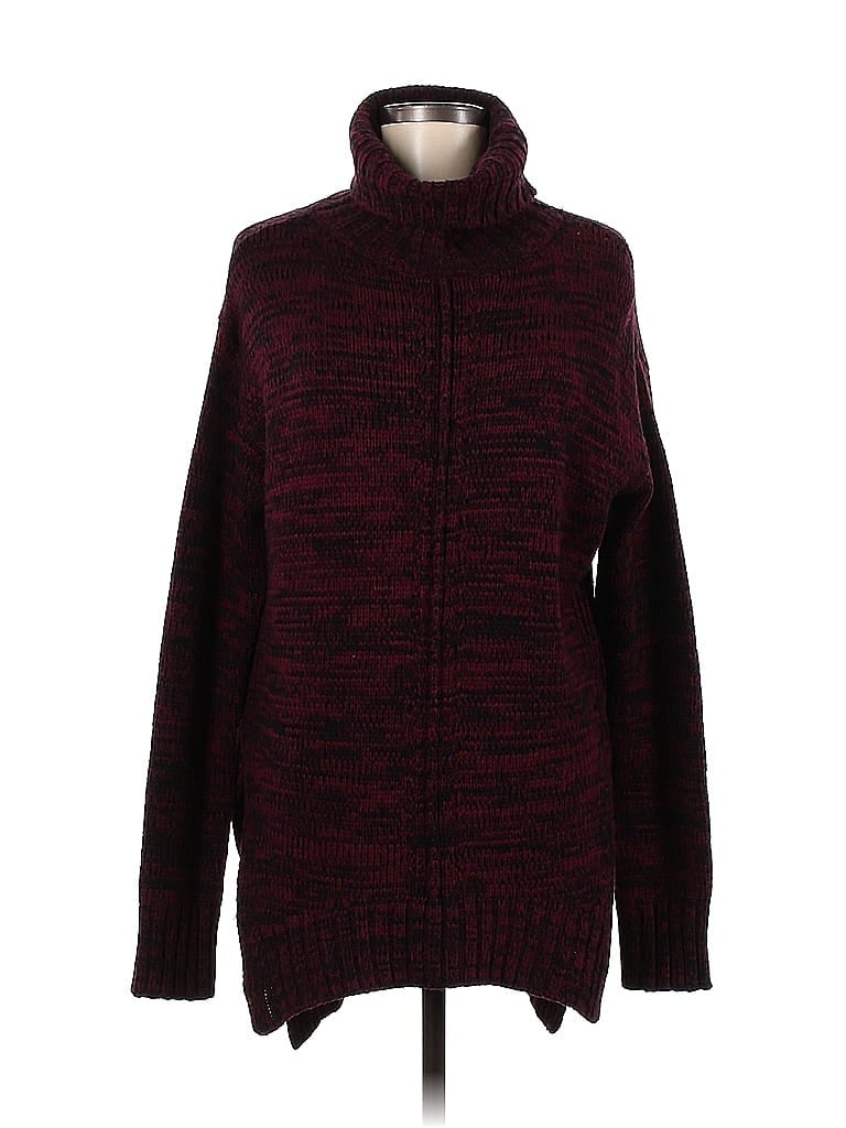 John & Jenn 100% Acrylic Burgundy Pullover Sweater Size S - photo 1