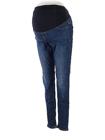 Isabel Maternity Solid Blue Jeans Size 2 (Maternity) - 46% off