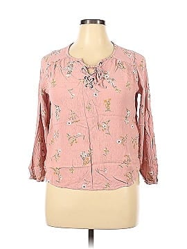 Pink Republic Long Sleeve Blouse (view 1)