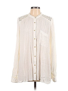 Free People Long Sleeve Button-Down Shirt (view 1)