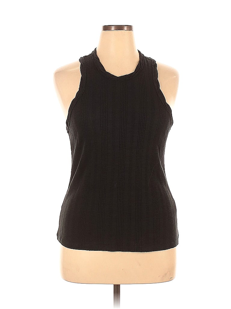 Pilcro Black Tank Top Size XL - 67% off | thredUP