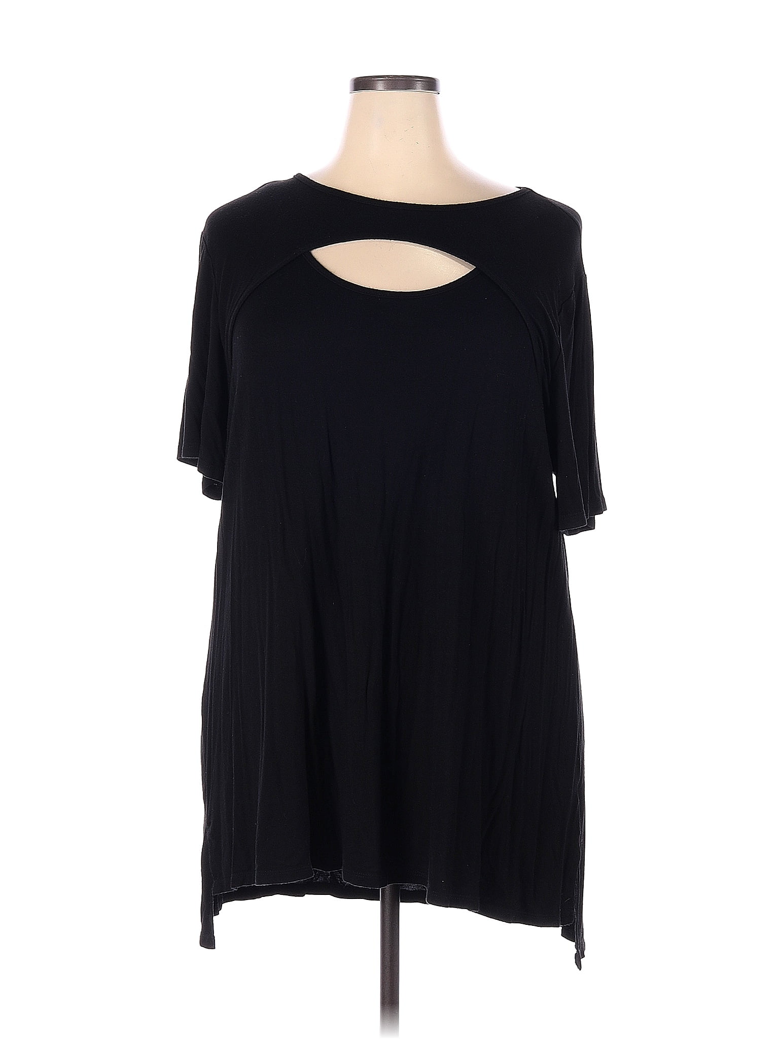 Kim & Cami Black Long Sleeve Top Size 3X (Plus) 41 off thredUP