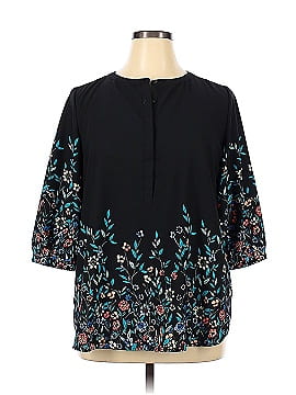Woman Within 3/4 Sleeve Blouse (view 1)