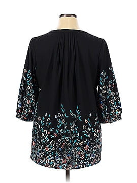 Woman Within 3/4 Sleeve Blouse (view 2)