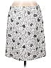 Worth New York Floral White Gray Casual Skirt Size 6 - photo 1