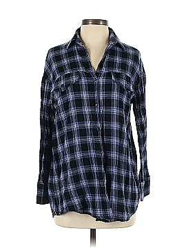 PrettyLittleThing Long Sleeve Button-Down Shirt (view 1)