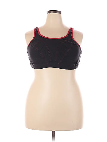 Goddess Black Sports Bra Size 2X (48C) (Plus) - 36% off