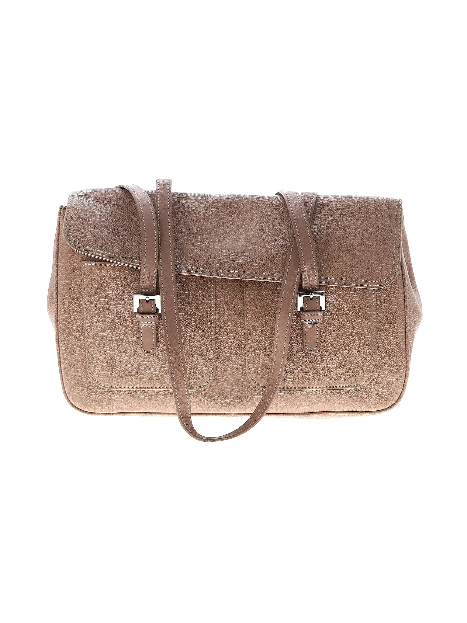 Longchamp 100 Leather Tan Leather Shoulder Bag One Size 68 off