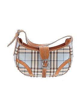 Burberry House Check Shoulder Bag Blue (view 1)
