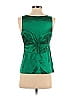 Robert Rodriguez 100% Silk Green Sleeveless Silk Top Size 0 - photo 2