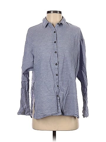 Topshop 3/4 Sleeve Button-Down Shirt (view 1)