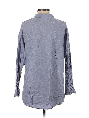 Topshop 3/4 Sleeve Button-Down Shirt (view 2)