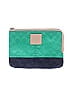 Coach Color Block Green Clutch One Size - photo 1
