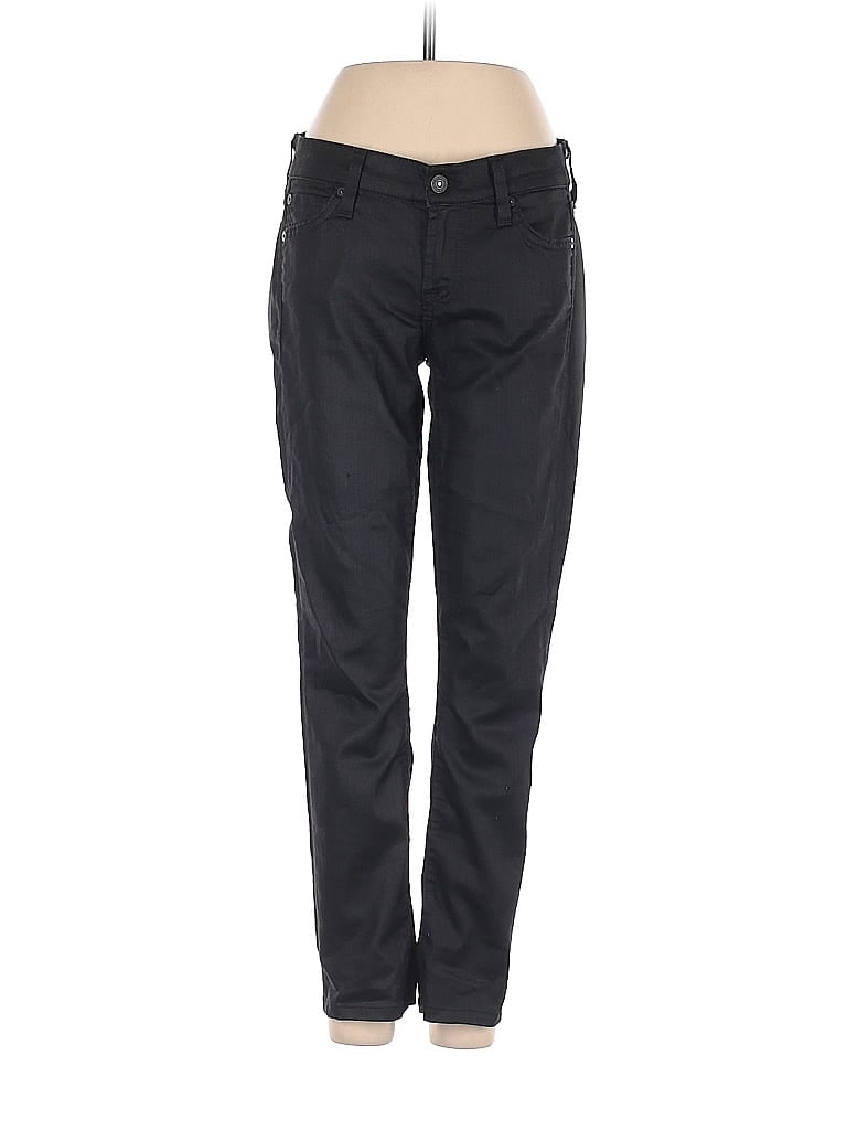 Pre-owned 7 For All Mankind Jeans In Black