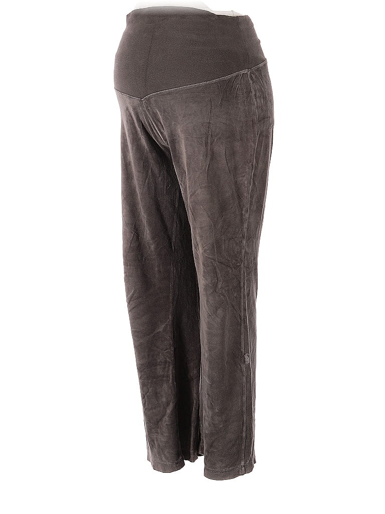 H&M Mama Solid Gray Casual Pants Size XL (Maternity) - photo 1